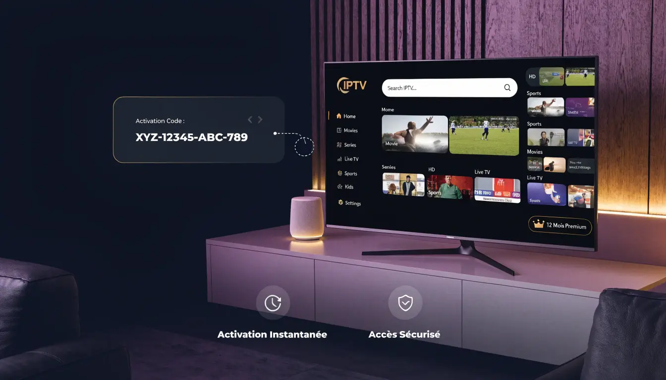 Codes IPTV premium — activer Atlas Pro ONTV sur Smart TV avec Xtream ou code officiel